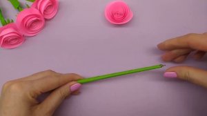 Как сделать Розу из бумаги Цветы из бумаги Подарок маме своими руками | DIY Paper Rose Paper Flower