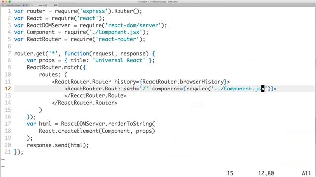 Server-side routing with react-router@3 смотреть онлайн
