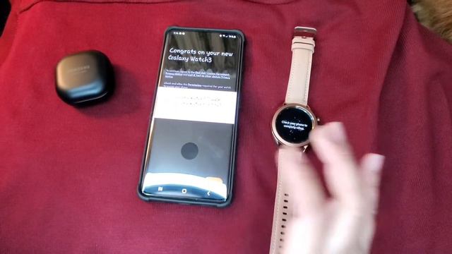 How to connect your Galaxy Watch 3 and Galaxy Buds Pro to your Smartphone / Abygails Vlog смотреть онлайн