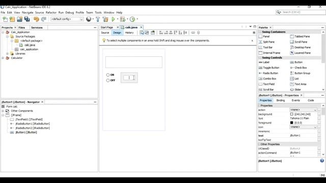Create Calculator in Java using Swing|| JForm-Part 1 смотреть онлайн