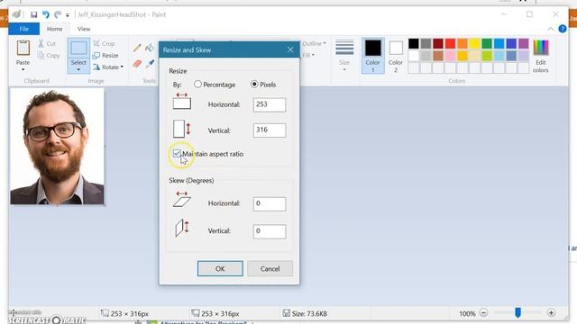 Editing your photo in MS Paint смотреть онлайн