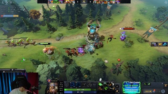ЗАРУБА ЗА СМОТРИТЕЛЯ МЕЖДУ ДВУМЯ ДОТЕРШАМИ |DOTA 2 смотреть онлайн