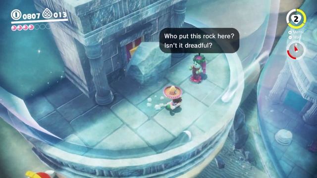 Playing SUPER MARIO ODYSSEY Gaming Video Game on NINTENDO SWITCH searching for Power Moons Gameplay смотреть онлайн