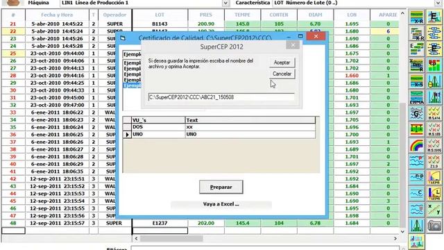 Certificados de Calidad en SuperCEP 2012, Excel 2013 y Windows 8.1 смотреть онлайн