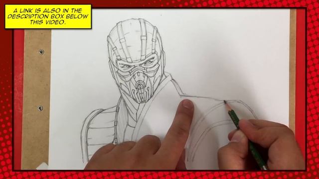 Lesson Preview: How to Draw SUB-ZERO (Mortal Kombat X) | Super Speed Time Lapse Art смотреть онлайн