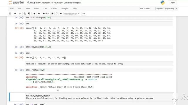 NumPy Tutorial in Hindi and English Python смотреть онлайн