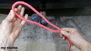 Как завязать буксировочный трос, канат. DIY