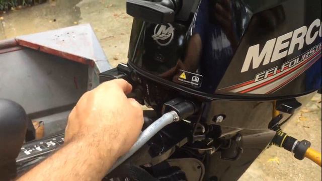 2018 Mercury Fourstroke EFI Engine Flush смотреть онлайн