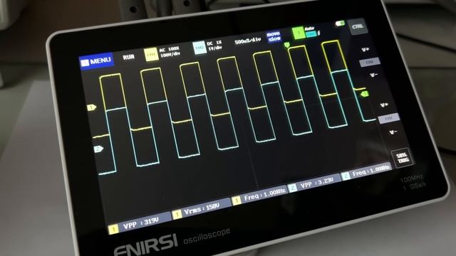 Сенсорный планшетный осциллограф Fnirsi 1013d на два канала.Обзор и тест девайса смотреть онлайн