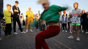 ВЫСТУПЛЕНИЕ ТИК ТОКЕРОВ TUZELITY SHUFFLE ! СХОДКА МАСТЕР КЛАСС , БАТТЛЫ КАЗАНЬ