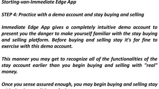 Fund your account with a minimal of €250:Immediate Edge App? смотреть онлайн