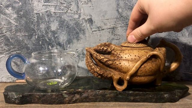 Чайник # 41909, исинская глина, 200 мл.|Teapot # 41909, yixing clay, 200 ml. смотреть онлайн