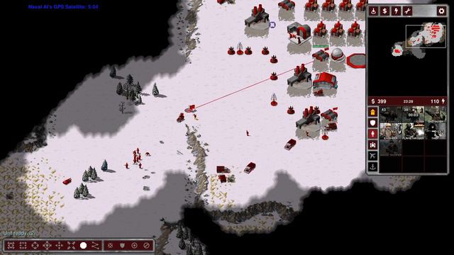 OpenRA, Red Alert; Skirmish Mode, Mass Confliction; Russia VS Germany, First Game In A While For Fu