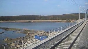 D-Train 441 crosses German-Polish border at Frankfurt/Oder(Gr)