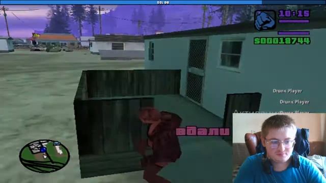 GTA SA Rainbowmaizer Drunk Player#3 смотреть онлайн