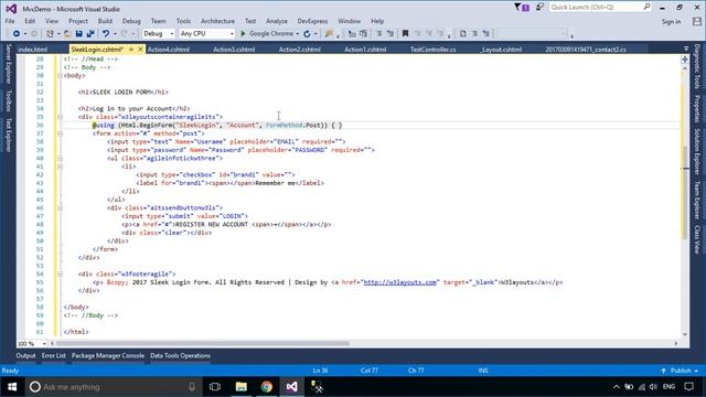ASP.NET MVC #22 - Login logout in asp.net sql database with session | FoxLearn смотреть онлайн