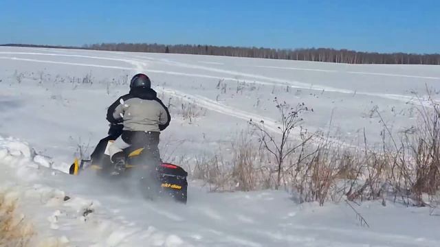 Проба снегохода SkiDoo смотреть онлайн