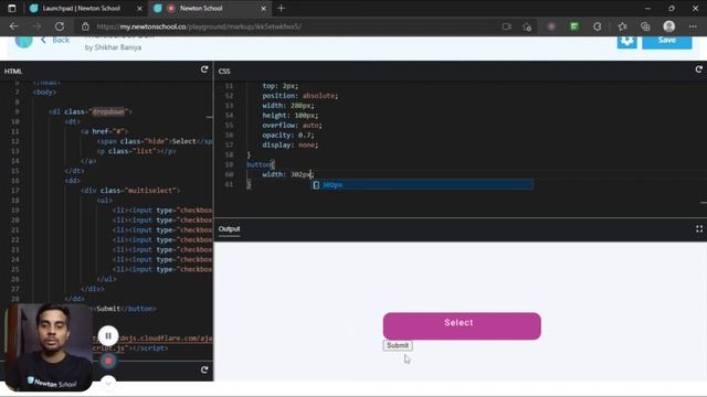 How to create a Multiple Checkbox Dropdown using JavaScript | JavaScript Mini-Project | Step by Ste смотреть онлайн