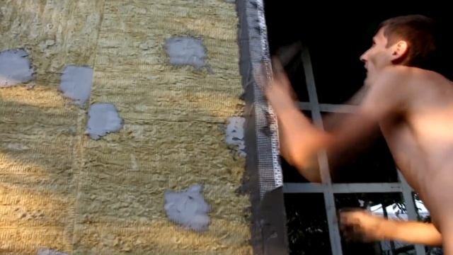 Как утеплить фасад дома каменной ватой делаем углы базальтовая вата смотреть онлайн