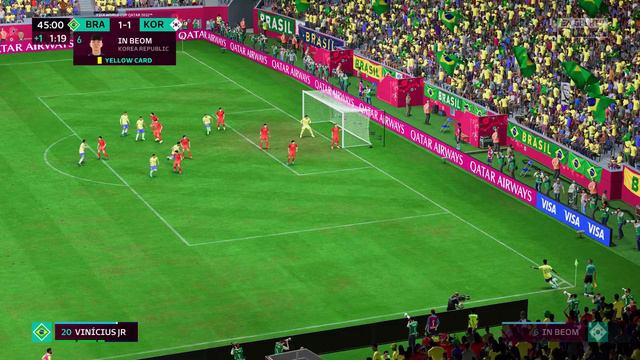 FIFA 23 - Brazil vs South Korea - FIFA World Cup Qatar 2022 Round 16 | PS5™ [4K60fps] смотреть онлайн
