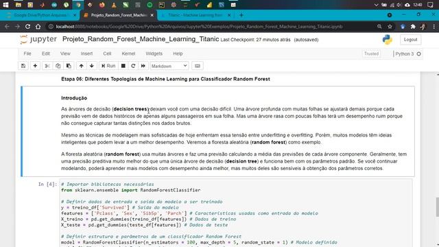 DATA SCIENCE AND PYTHON - KAGGLE TITANIC MACHINE LEARNING COMPETITION (RANDOM FOREST) смотреть онлайн