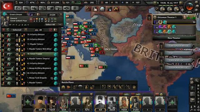 The Fall of Persia | Hearts of Iron 4 The Great War | Ottoman Empire | Episode 29 смотреть онлайн