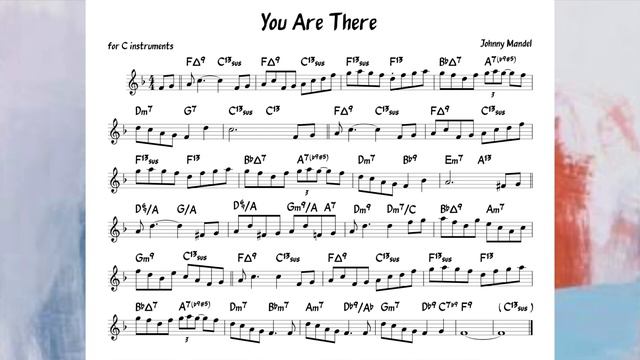 You Are There (Mandel) Backing track + music sheet смотреть онлайн