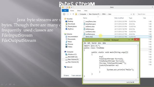 Java Basics File I/O Part 1 By Mihir Modi смотреть онлайн
