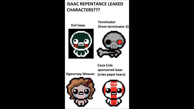 LEAKED BINDING OF ISAAC REPENTANCE CHARACTERS смотреть онлайн