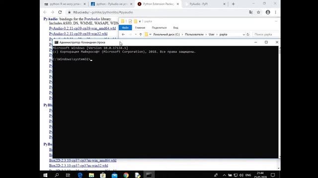 Как установить PyAudio смотреть онлайн