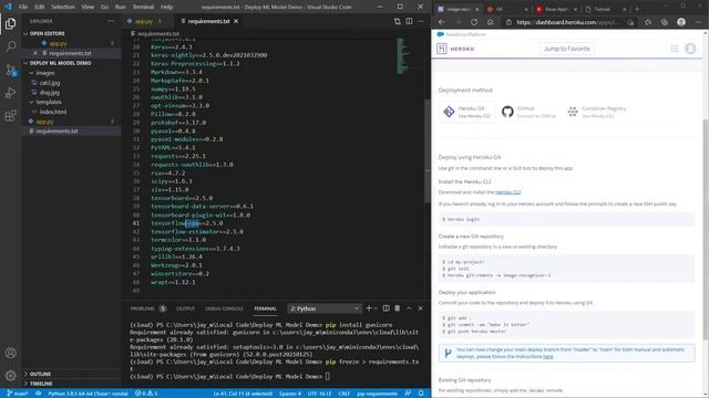 Deploy Machine Learning Models to Heroku with Flask смотреть онлайн