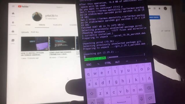 HOW TO INSTALL GIT ON TERMUX ANDROID AND CLONE A GITHUB REPOSITORY [TERMUX HACKING SERIES #2] смотреть онлайн