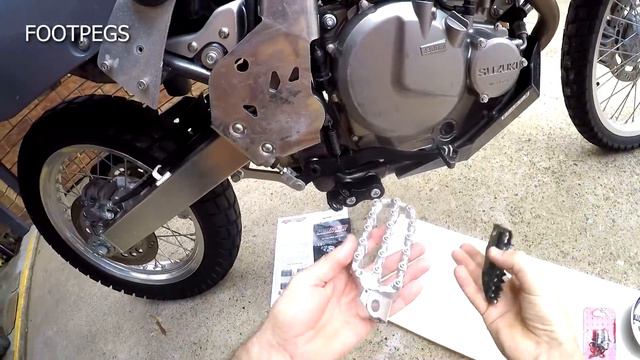 DR650 ergos: how to set your seat height, footpegs, bars and windscreen︱Cross Training Adventure смотреть онлайн
