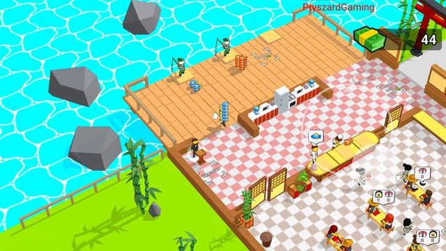Sushi Cafe 3D - Gameplay Walkthrough Part 1 Max Level Sushi Bar (iOS,Android Gameplay) смотреть онлайн