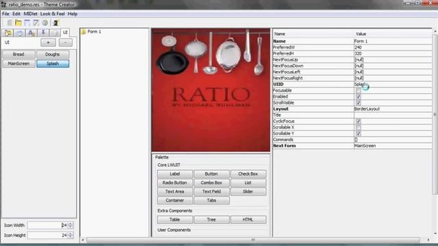 Demo of LWUIT's New GUI Builder смотреть онлайн