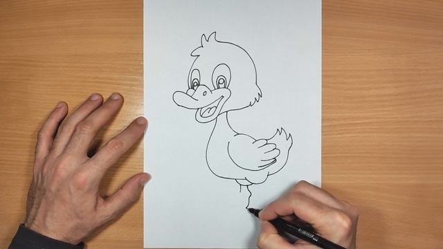 How To Draw A Duck | Duck Drawing Easy | Pencil Drawing смотреть онлайн