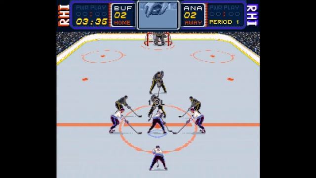 RHI Roller Hockey '95 ... (SNES) 60fps Gameplay смотреть онлайн
