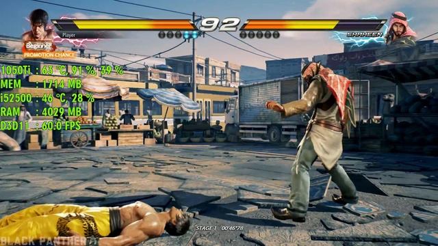 Tekken 7 | GTX 1050 Ti | i5 2500 | Ultra Settings | 1080p смотреть онлайн