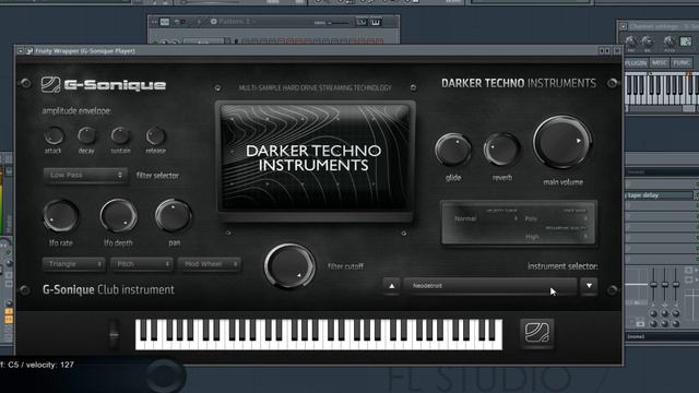 Darker techno instruments VST & Audio Unit plug-in SOLO preview + Analog tape delay, synthesizer смотреть онлайн