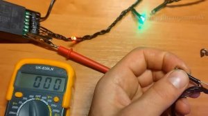 Ремонт Гирлянды. Поиск сгоревшего светодиода (лампочки). Не горит цвет в гирлянде.