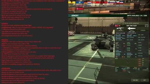 Going over the Balance Changes that came with the South Africa DLC - Wargame: Red Dragon смотреть онлайн