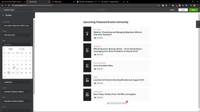 How To Add Event Calendar To Website смотреть онлайн