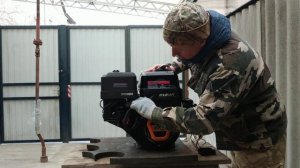 Лифан КР 420 11 А первый запуск после распаковки.