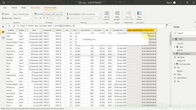How to create EDATE dax function in power bi desktop смотреть онлайн
