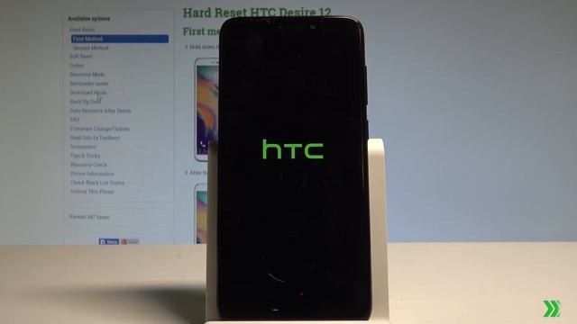 How to Factory Reset HTC Desire 12 - Wipe Data / Format System |HardReset.Info смотреть онлайн