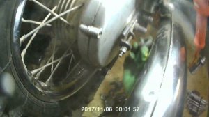 как снять заднее колесо на иж п5