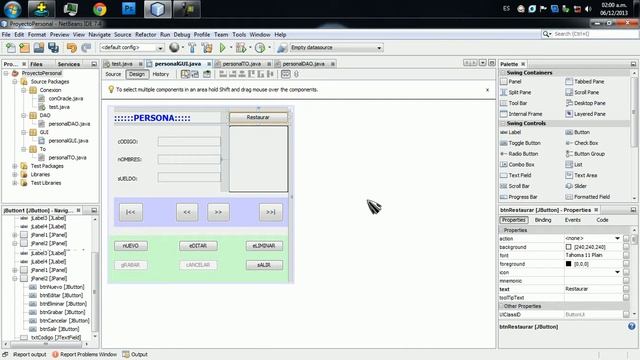 CREANDO UNA APLICACION CON ORACLE Y JAVA PARTE 6 смотреть онлайн