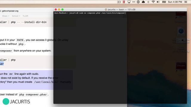How to Install Composer - Fixing Error #1 смотреть онлайн