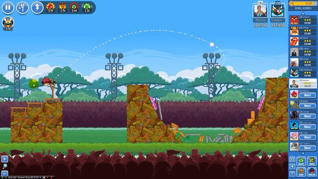 Angry Birds Friends Tournament 96 Week 95 Level 2 High Score 136k (No Power-ups) (PC) смотреть онлайн