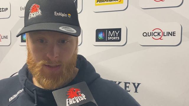 Interview mit Linus Klasen zum Spiel EHC Visp - EHC Winterthur (9:1) смотреть онлайн